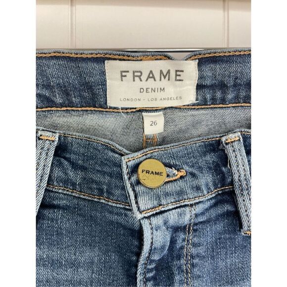 FRAME Le Skinny de Jeanne Jean in Clinton Size 26 - Picture 7 of 12